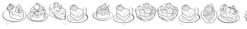 Cake Dessert Worksho字体转换